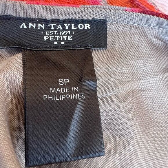 👠 Ann Taylor Petite Sleeveless Floral Dress (AA5) - Picture 10 of 11